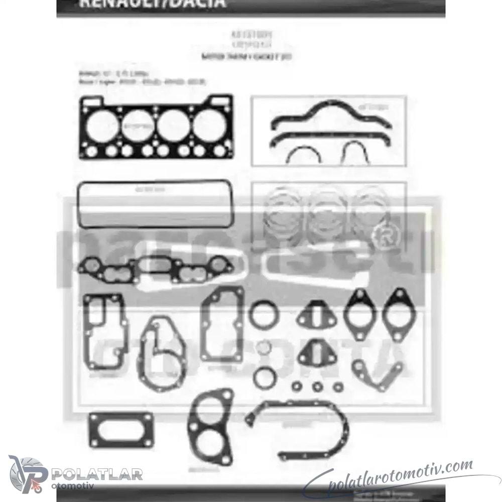 TAKIM CONTA - SILINDIR KAPAK CONTALI KEÇESIZ - R12-1300 - 1.3 - 71- - 7701452153