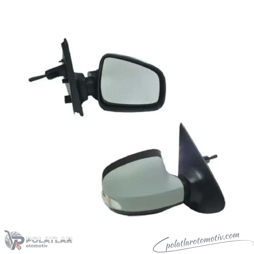 DIS DIKIZ AYNASI SAG - KABLO TIPI, YANIP SÖNER, ASTARLI KAPAK, DISBÜKEY CAM 2PINS RH - SEMBOL / LOGAN / SANDERO - BM - 13- - 963011650R