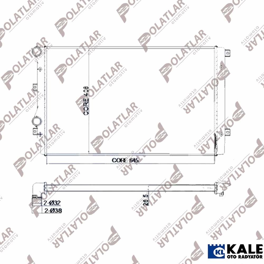 VOLKSWAGEN JETTA/PASSAT MOTOR RADYATÖRÜ (648X400)