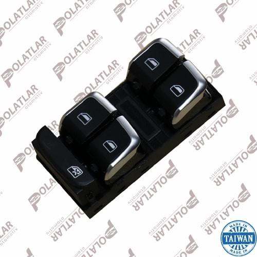 AUDİ A4/A5 CAM AÇMA KAPAMA ANAHTARI EMNİYETLİ 13>15