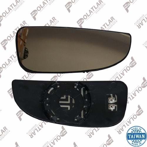 PEUGEOT BİPPER AYNA CAMI SOL (ISITMALI+KONVEKS) 06>