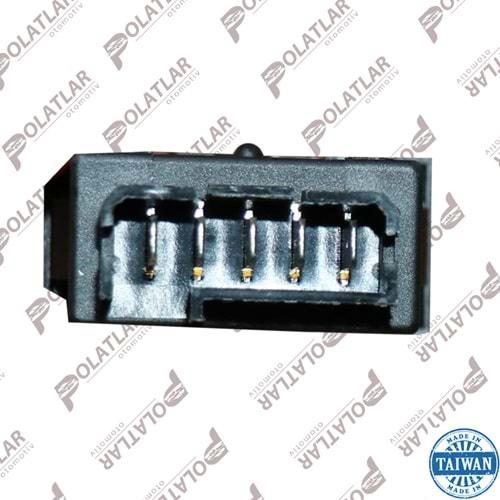 RENAULT R19 CAM AÇMA ANAHTARI TEKLİ TURUNCU IŞIK 5 PİN 1988>2000