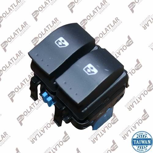 RENAULT MEGANE2 CAM AÇMA KAPAMA ANAHTARI ÖN SOL ÇİFTLİ