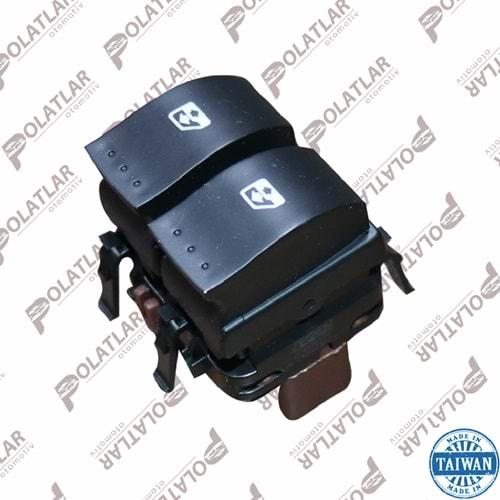 RENAULT MEGANE2 CAM AÇMA ANAHTARI ÇİFTLİ TURUNCU IŞIK 10 PİN 02>08