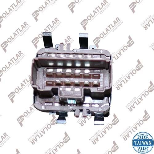 RENAULT LAGUNA2/3 CAM AÇMA ANAHTARI ÇİFTLİ TURUNCU IŞIK 10 PİN 01>