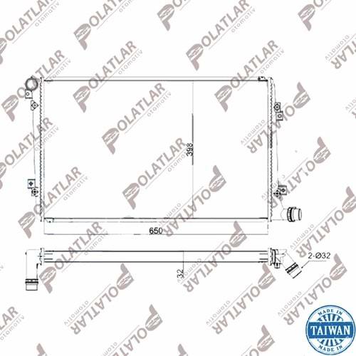 SEAT ALTEA SU RADYATÖRÜ 2.0TDI 04>13