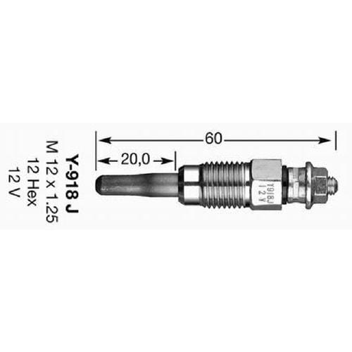 VOLKSWAGEN T4 2,4 GOLF III KIZDIRMA BUJİSİ