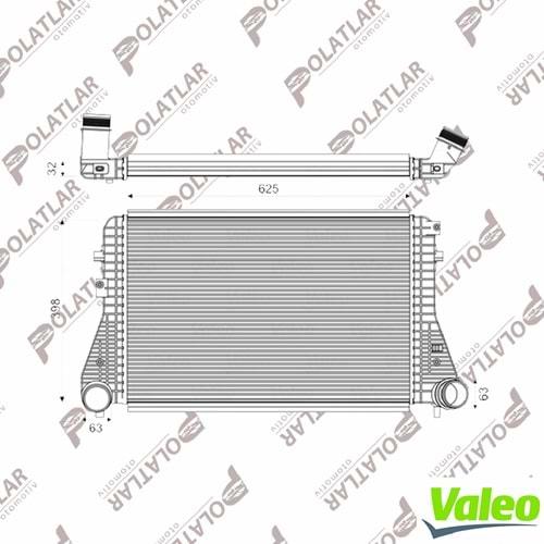 VOLKSWAGEN CADDY TURBO RADYATÖRÜ 1.6TDI/2.0TDI
