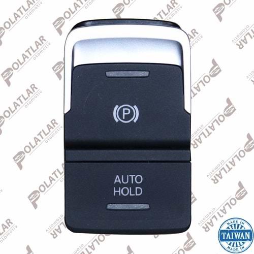 VOLKSWAGEN GOLF7 EL FREN DÜĞMESİ KROMLU 13>20