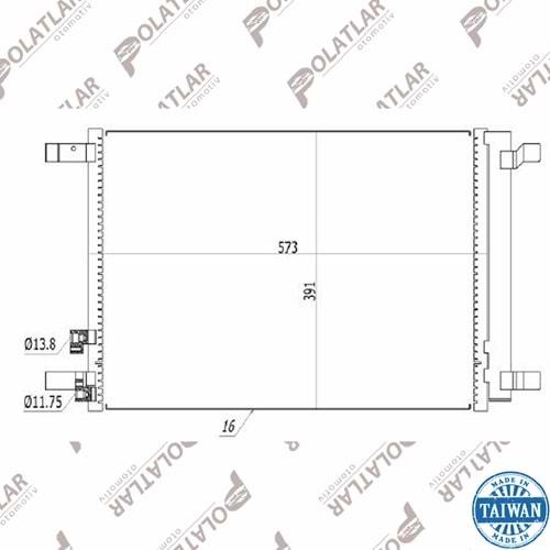 VOLKSWAGEN PASSAT KLİMA RADYATÖRÜ (KURUTUCULU) 14>