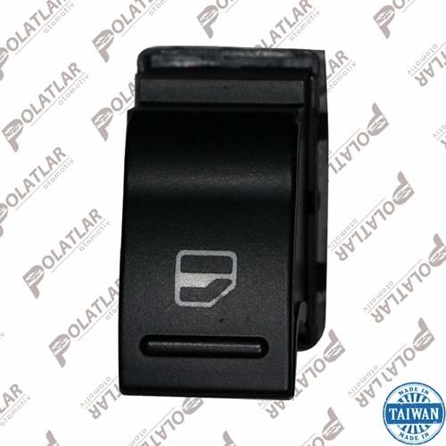 VOLKSWAGEN POLO CAM AÇMA KAPAMA DÜĞMESİ SAĞ ÖN ARKA TARAF MAKYAJLI KASA 05>17