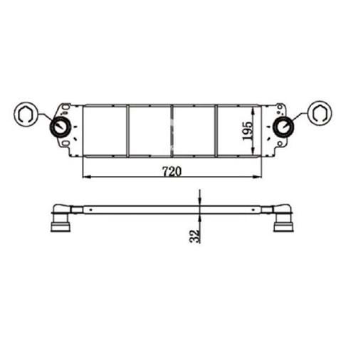 VOLKSWAGEN T5 2,5 TURBO RADYATÖRÜ ( İNTERCOOLER )