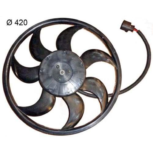 VOLKSWAGEN T5 FAN MOTORU KÜÇÜK TİP 295 MM 03>10